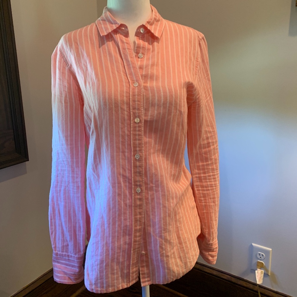 J. Crew linen button down shirt